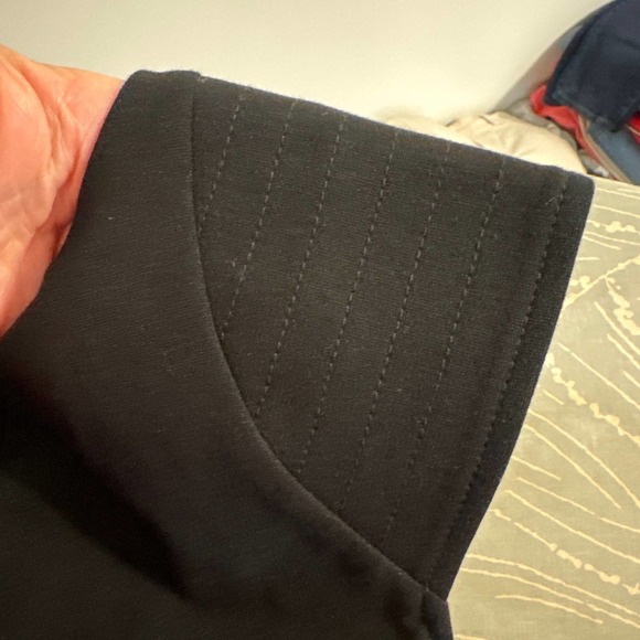 Three Dots Black‎ Tank bodycon Dress Layered Skirt Large Pre-owned - Picture 8 of 12